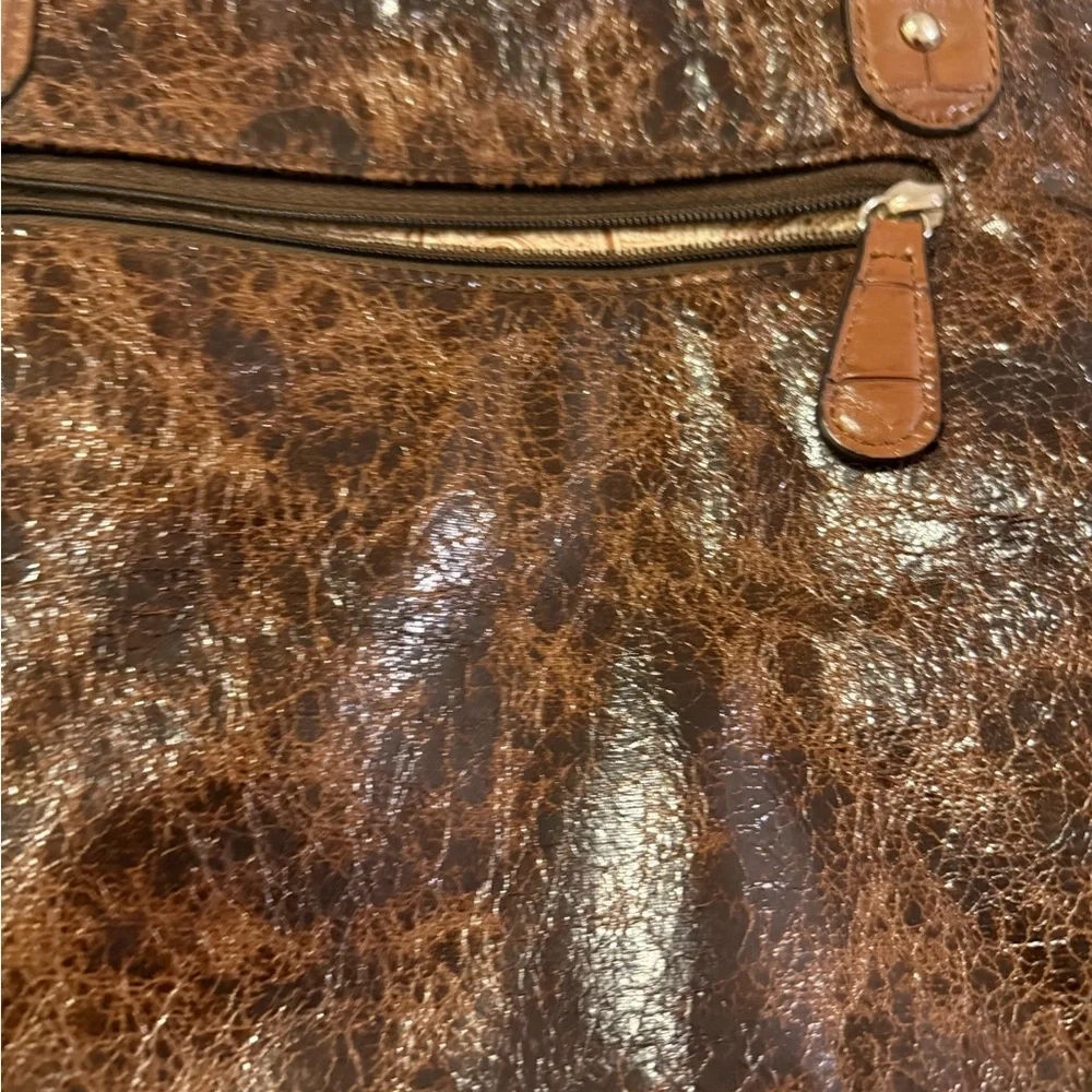 Blazin Roxx Brown Embossed Shoulder Bag - Picture 3 of 11